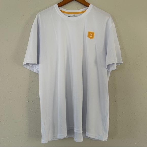 🦋Performance Motion Technology White Short Sleeve T-Shirt Golf Golfing Putt 2XL - Picture 2 of 5